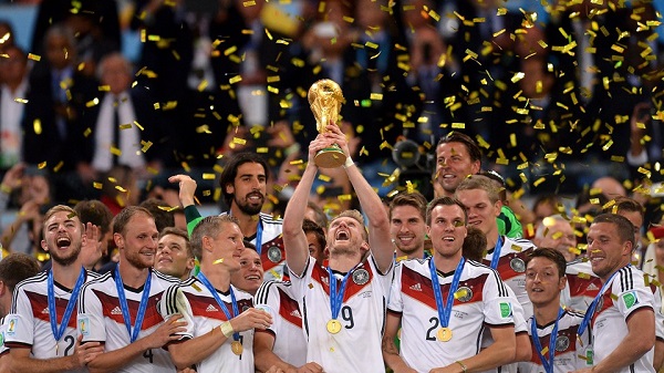 Đức vô địch World Cup 4 lần